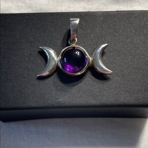 Silver Mystical Moon Pendant